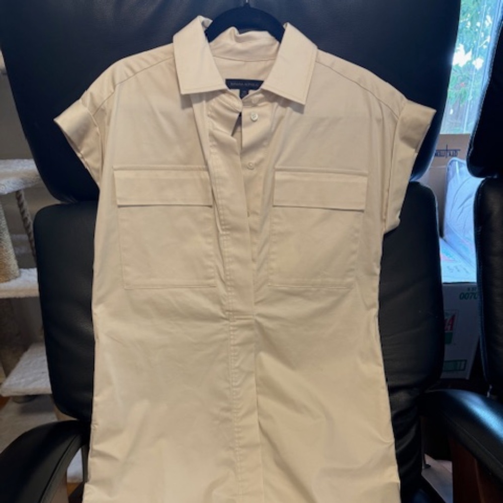 Banana Republic NEW with tags shift dress XS Beige